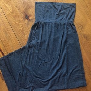 Splendid Dresses - Splendid Dark Gray Strapless Maxi Dress M Splendid Dresses - Splendid Dark Gray Strapless Maxi Dress M